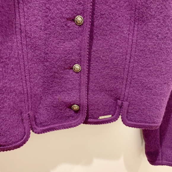 SOLD🚫Vintage 80s Geiger Wool Cardigan - Picture 11 of 12